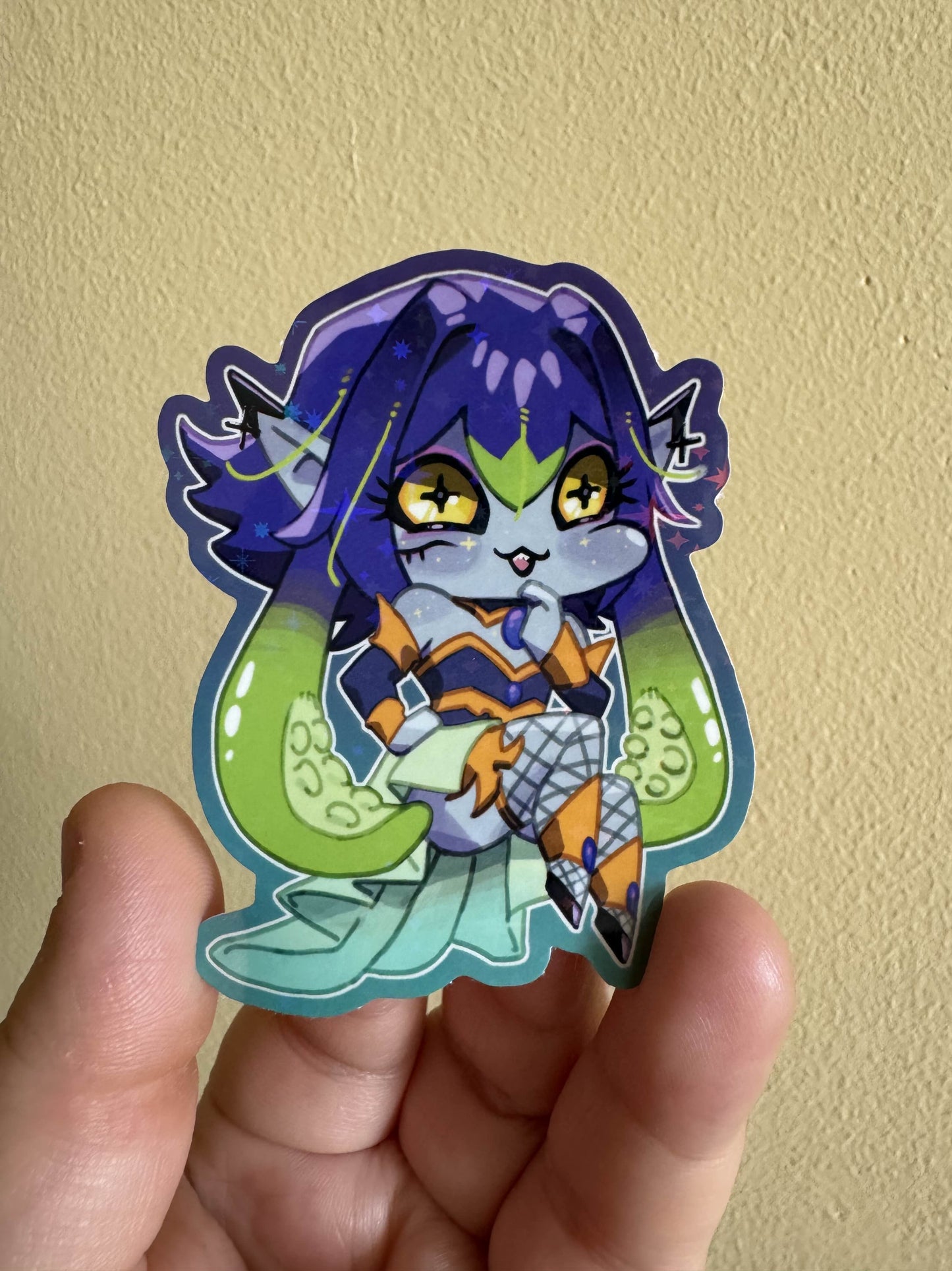 Rua and Luna Collab Holographic Sticker Collection